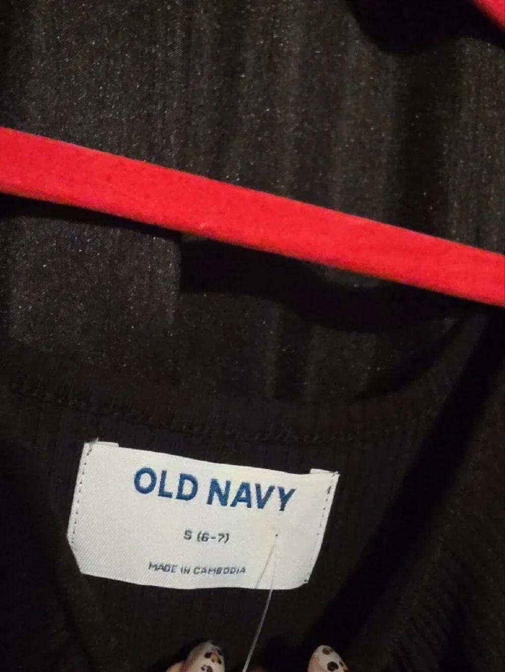 Old Navy Black Ribbed Tiered Tank Dress